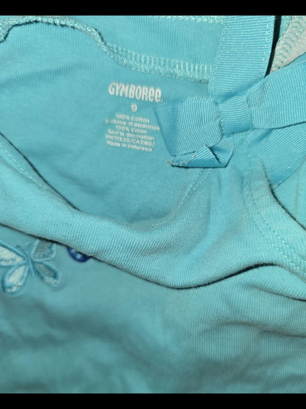 OshKosh B'gosh Blue White Wash Denim Overall Skirt & Other Clothing Lot Sz 10